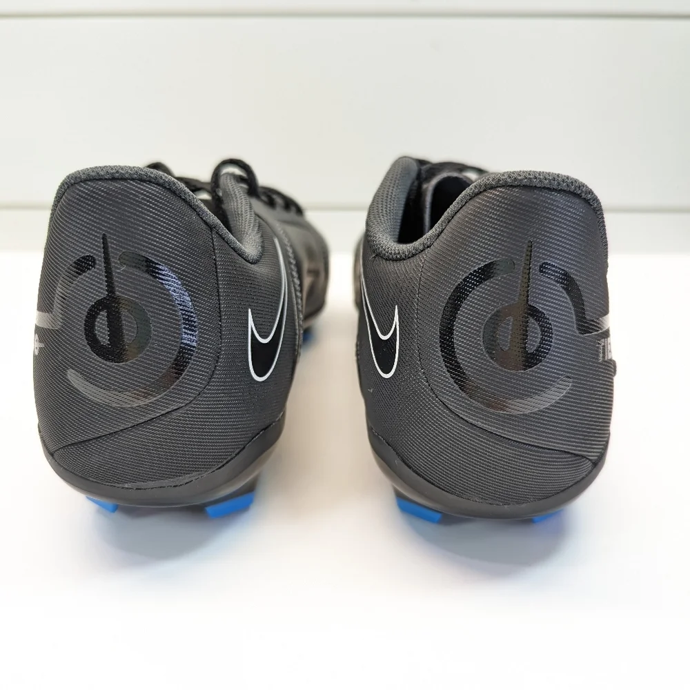 6Y Nike Tiempo Junior Legend 9 Club Multi Ground GS Black Blue Soccer cleats